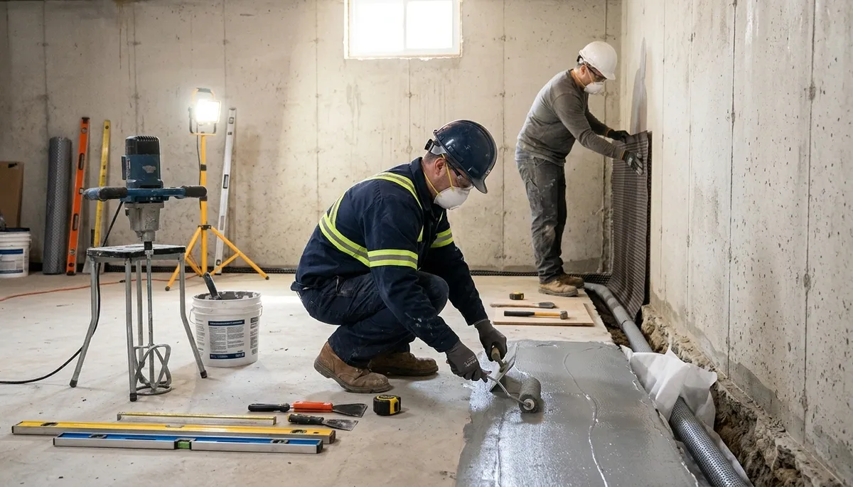 Basement Waterproofing Image 1