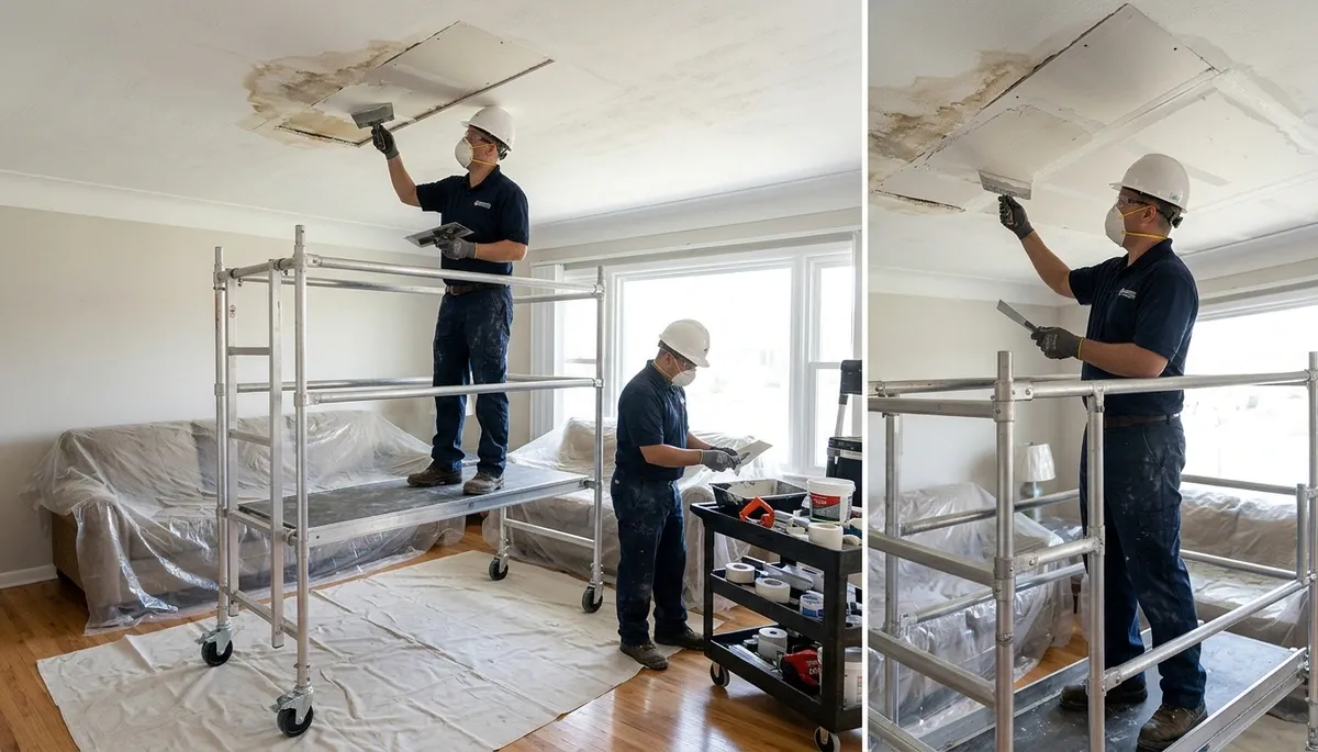 Ceiling Water Damage Repair Image 2